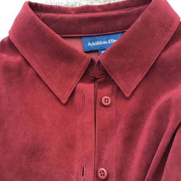 Women's Burgundy Jacket - Picture 7 of 11